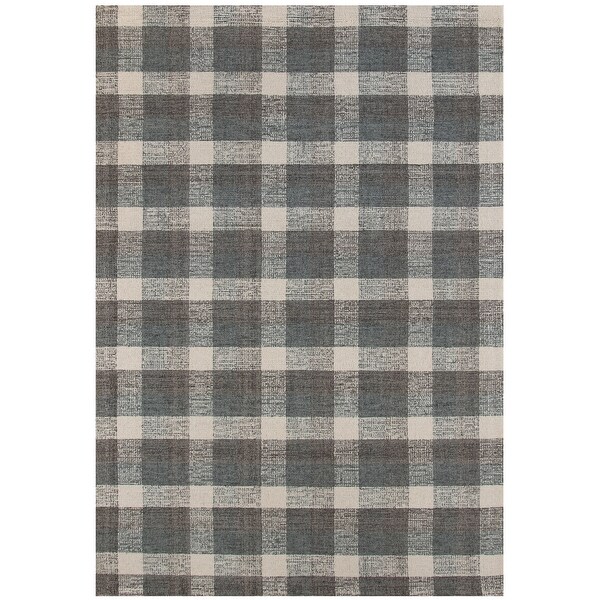 2'3x7'7 Claret Mayberry Rugs Woodlands Plaid Area Rug 2'3x7'7 Claret Mayberry Rugs Woodlands Plaid Area Rug
